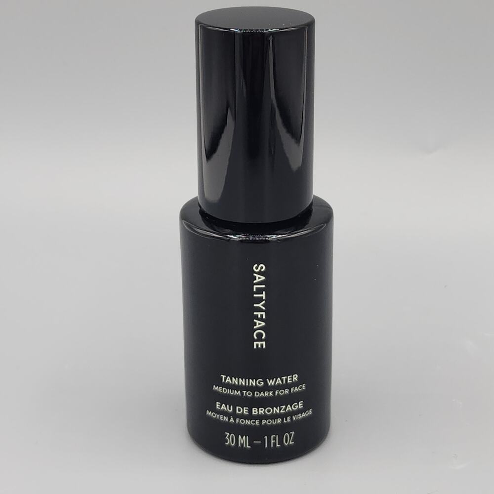SALTYFACE Tanning Water Self Tanner for Face Medium to Dark 1 oz NEW NO BOX